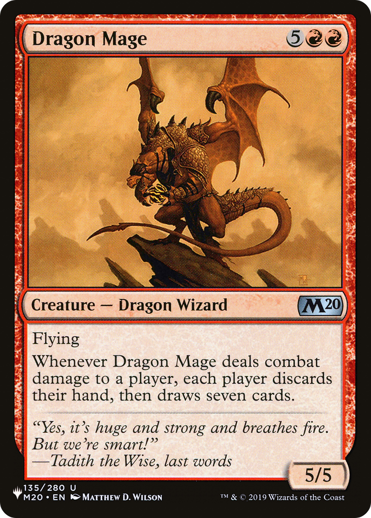 Dragon Mage [The List Reprints] | Cards and Coasters CA