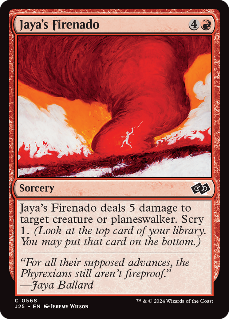 Jaya's Firenado [Foundations Jumpstart] | Cards and Coasters CA