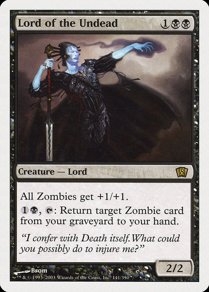 Lord of the Undead (8th Edition) [Oversize Cards] | Cards and Coasters CA