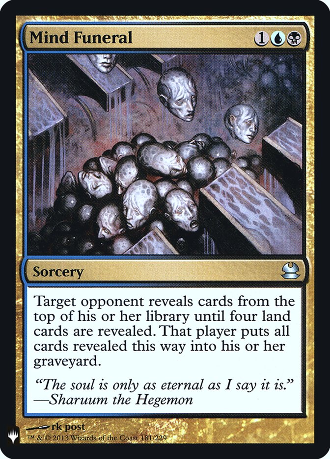 Mind Funeral [Mystery Booster] | Cards and Coasters CA