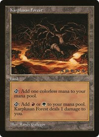 Karplusan Forest (Oversized) [Oversize Cards] | Cards and Coasters CA