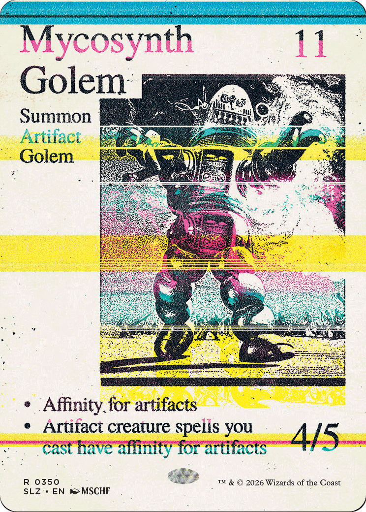 Mycosynth Golem (0350) [Secret Lair x MSCHF: The Zeta Set] | Cards and Coasters CA