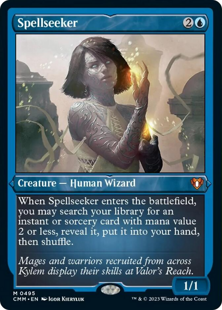 Spellseeker (Foil Etched) [Commander Masters] | Cards and Coasters CA