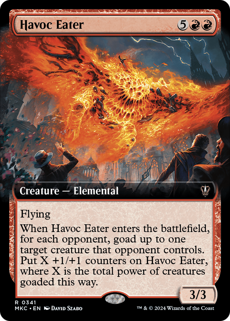 Havoc Eater (Extended Art) [Murders at Karlov Manor Commander] | Cards and Coasters CA