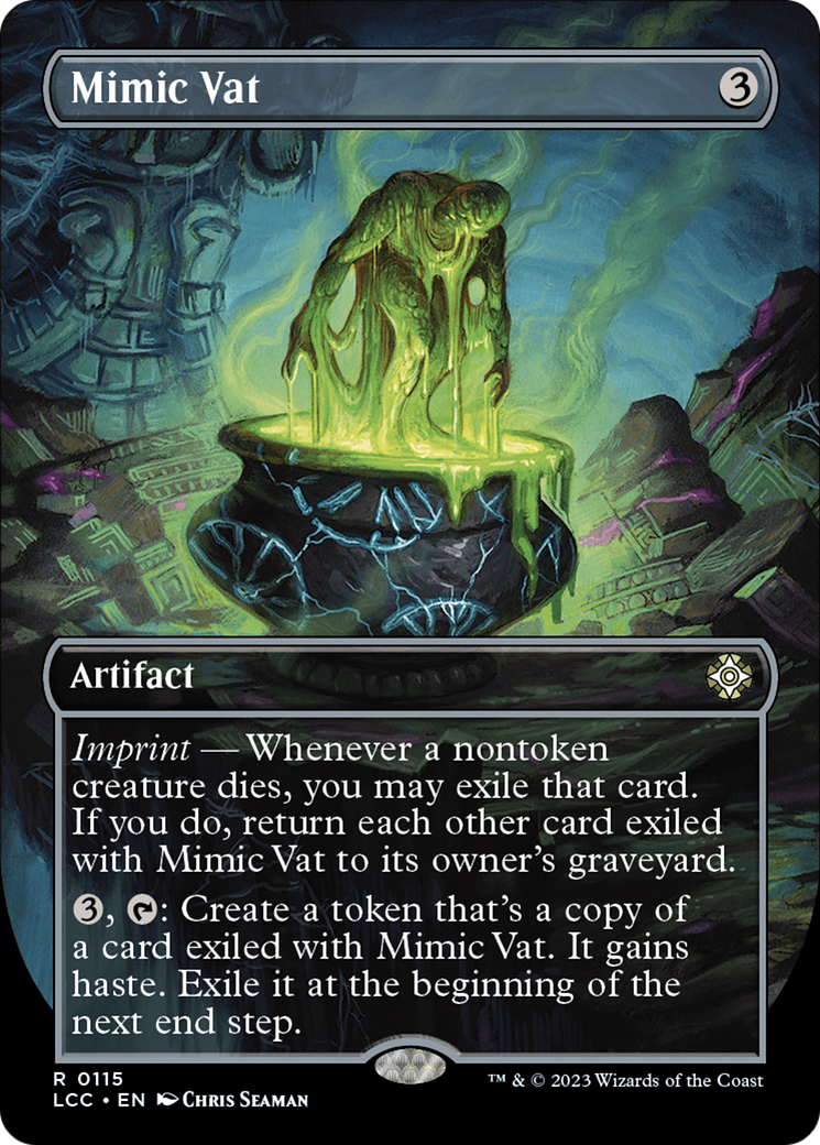 Mimic Vat (Borderless) [The Lost Caverns of Ixalan Commander] | Cards and Coasters CA