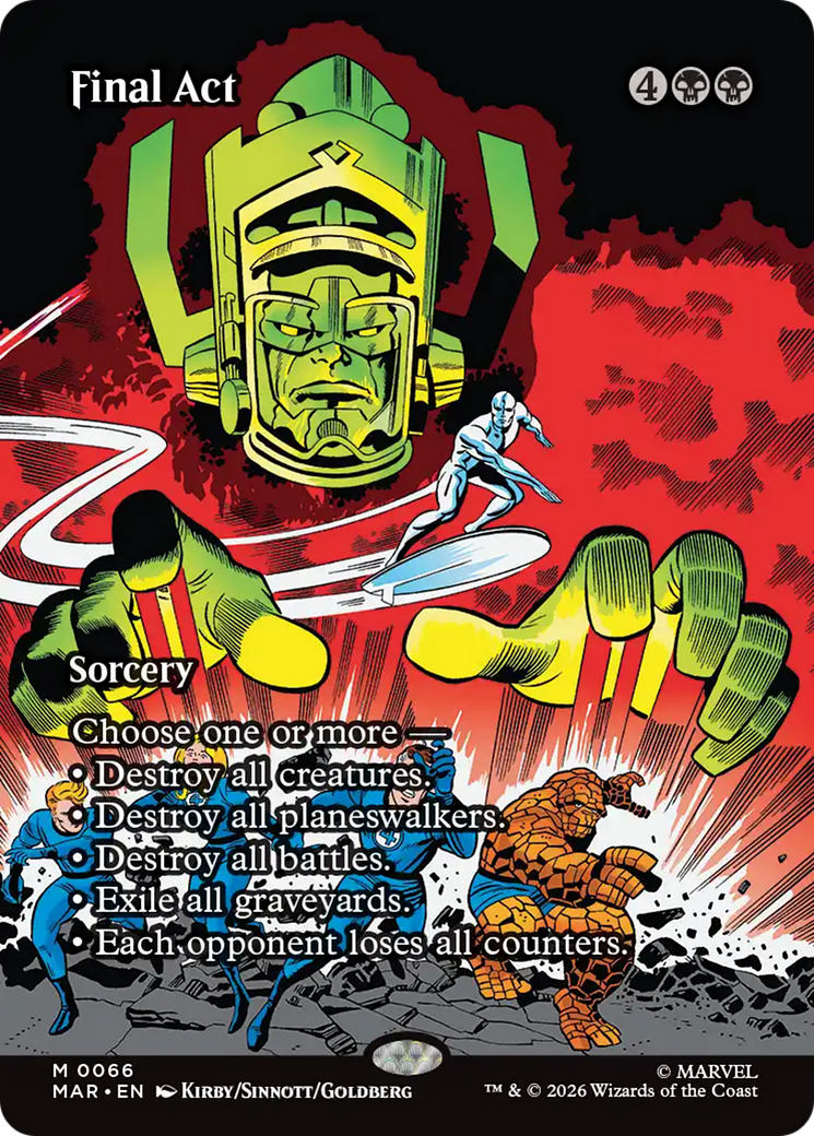 Final Act (Borderless) [Marvel Universe: Eternal-Legal] | Cards and Coasters CA