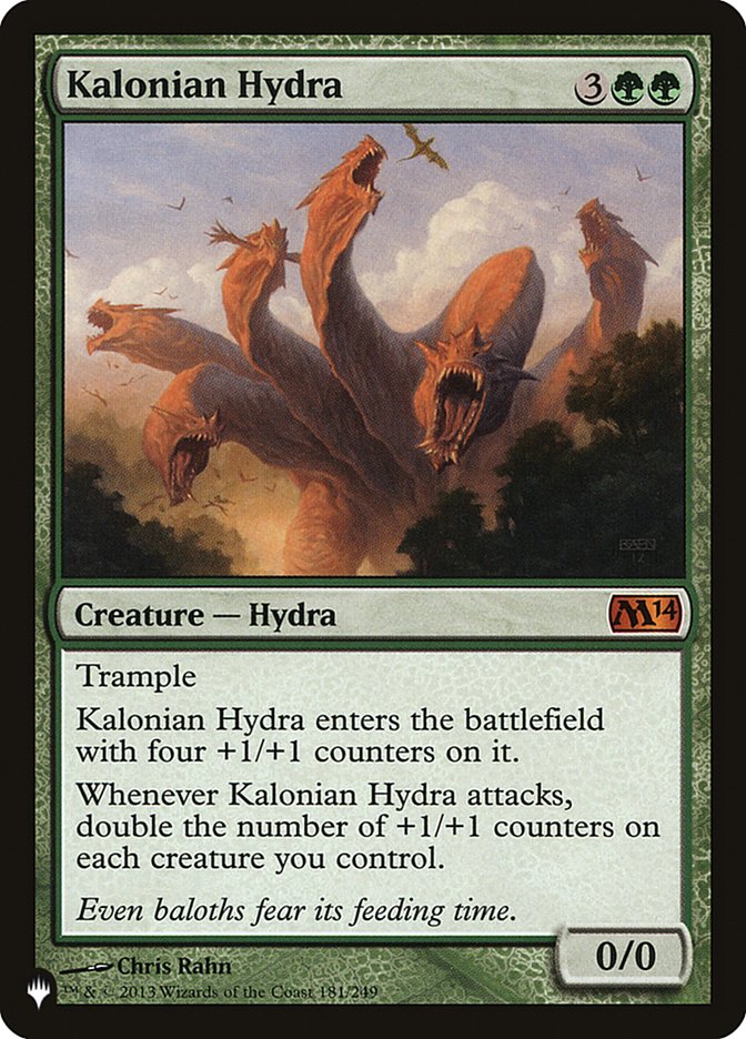 Kalonian Hydra [The List] | Cards and Coasters CA