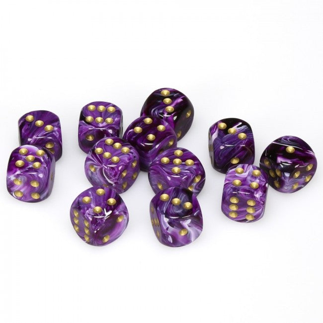 Chessex - Vortex - Purple / Gold | Cards and Coasters CA