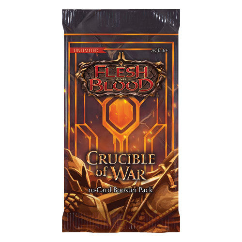 Flesh and Blood: Crucible of War Booster Pack Unlimited | Cards and Coasters CA