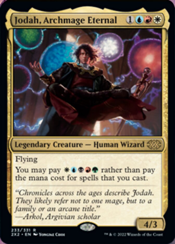 Jodah, Archmage Eternal [Double Masters 2022] | Cards and Coasters CA