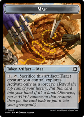 Map // Plot Double-Sided Token [Outlaws of Thunder Junction: The Big Score Tokens] | Cards and Coasters CA