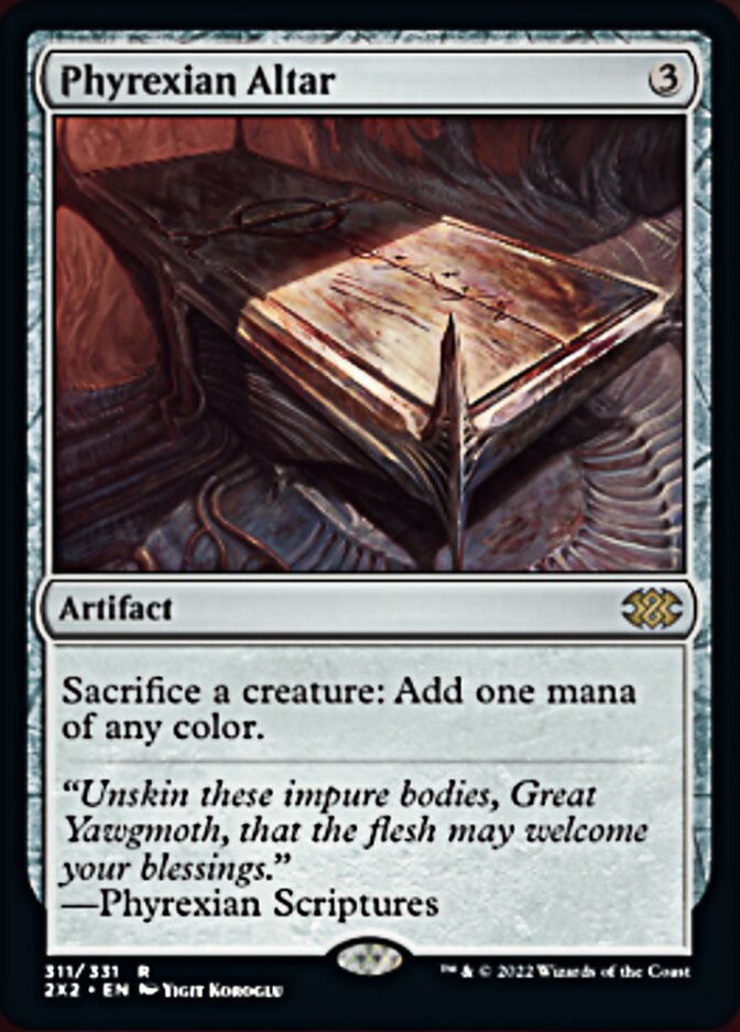 Phyrexian Altar [Double Masters 2022] | Cards and Coasters CA