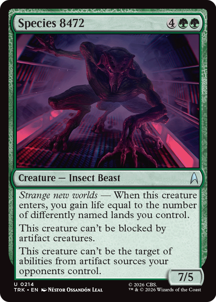 Species 8472 [Star Trek] | Cards and Coasters CA