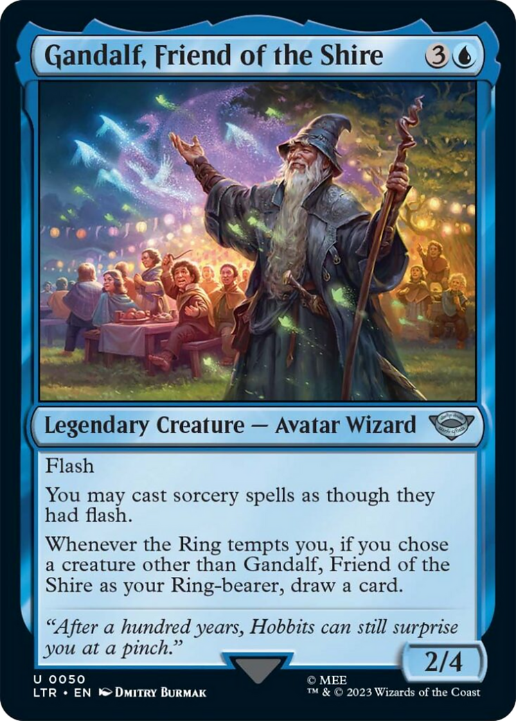 Gandalf, Friend of the Shire [The Lord of the Rings: Tales of Middle-Earth] | Cards and Coasters CA