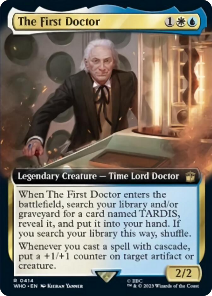 The First Doctor (Extended Art) [Doctor Who] | Cards and Coasters CA