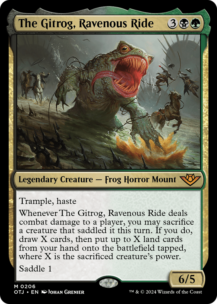 The Gitrog, Ravenous Ride [Outlaws of Thunder Junction] | Cards and Coasters CA