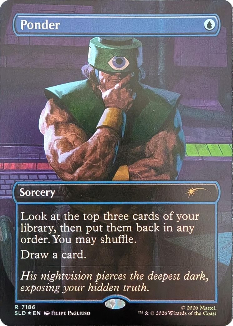 Ponder (7186) [Secret Lair Drop Series] | Cards and Coasters CA