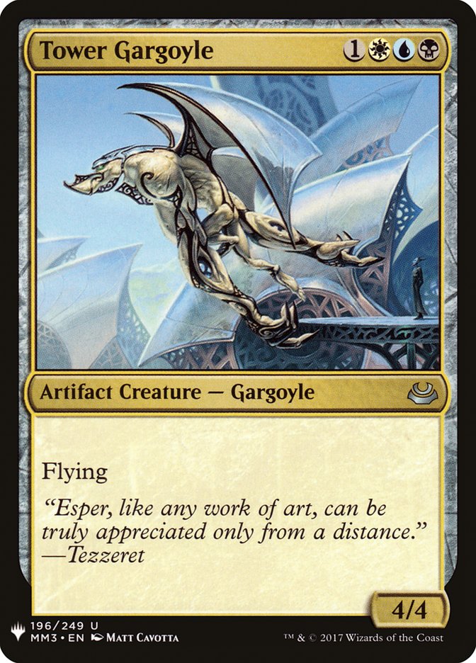 Tower Gargoyle [Mystery Booster] | Cards and Coasters CA