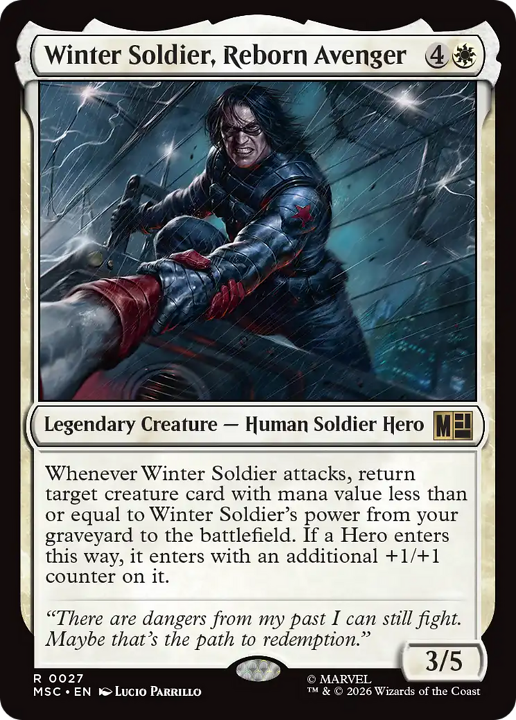 Winter Soldier, Reborn Avenger [Marvel Super Heroes Commander] | Cards and Coasters CA