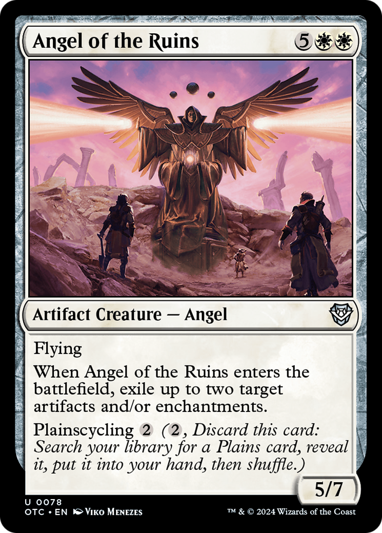 Angel of the Ruins [Outlaws of Thunder Junction Commander] | Cards and Coasters CA