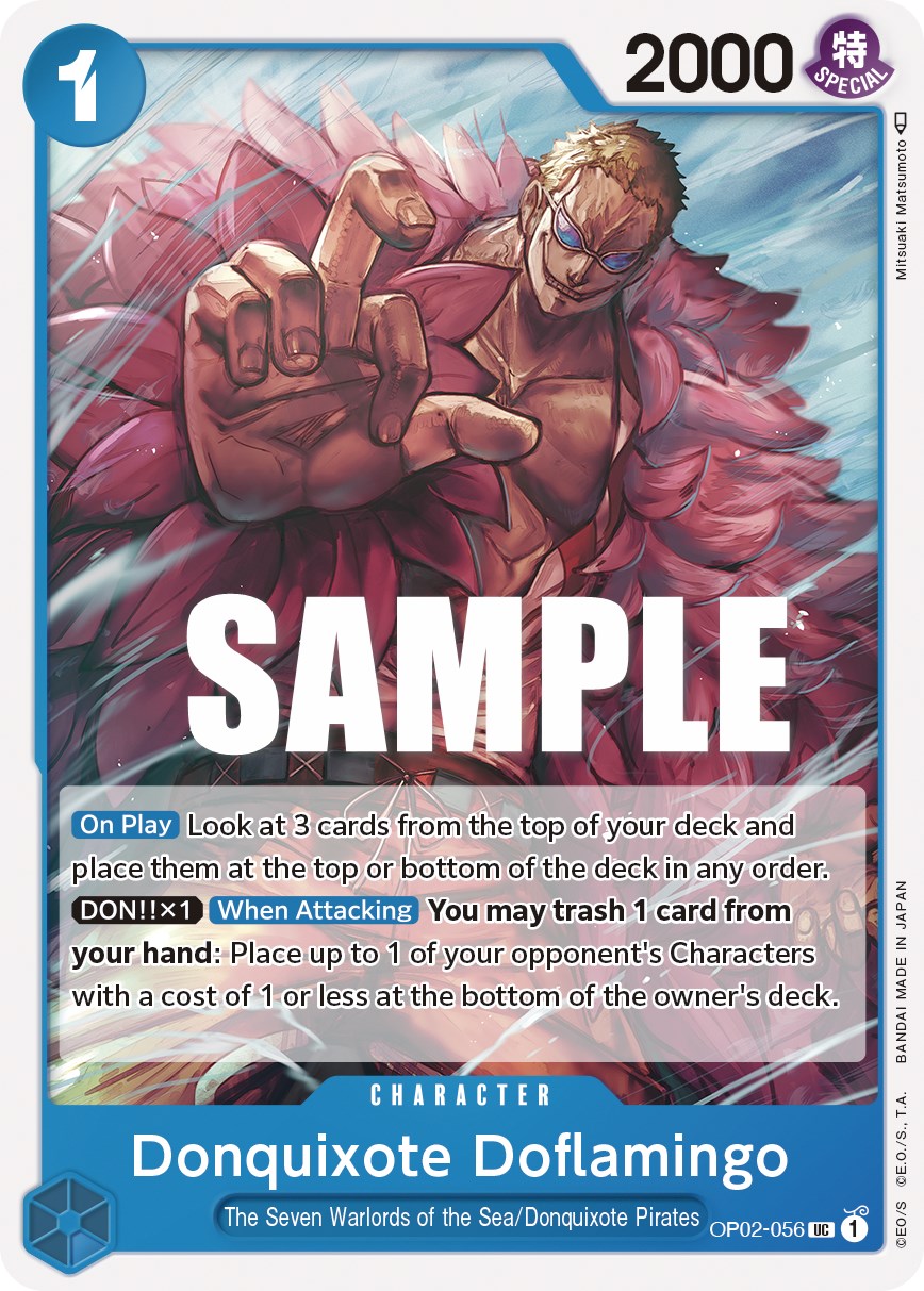 Donquixote Doflamingo [Paramount War] | Cards and Coasters CA