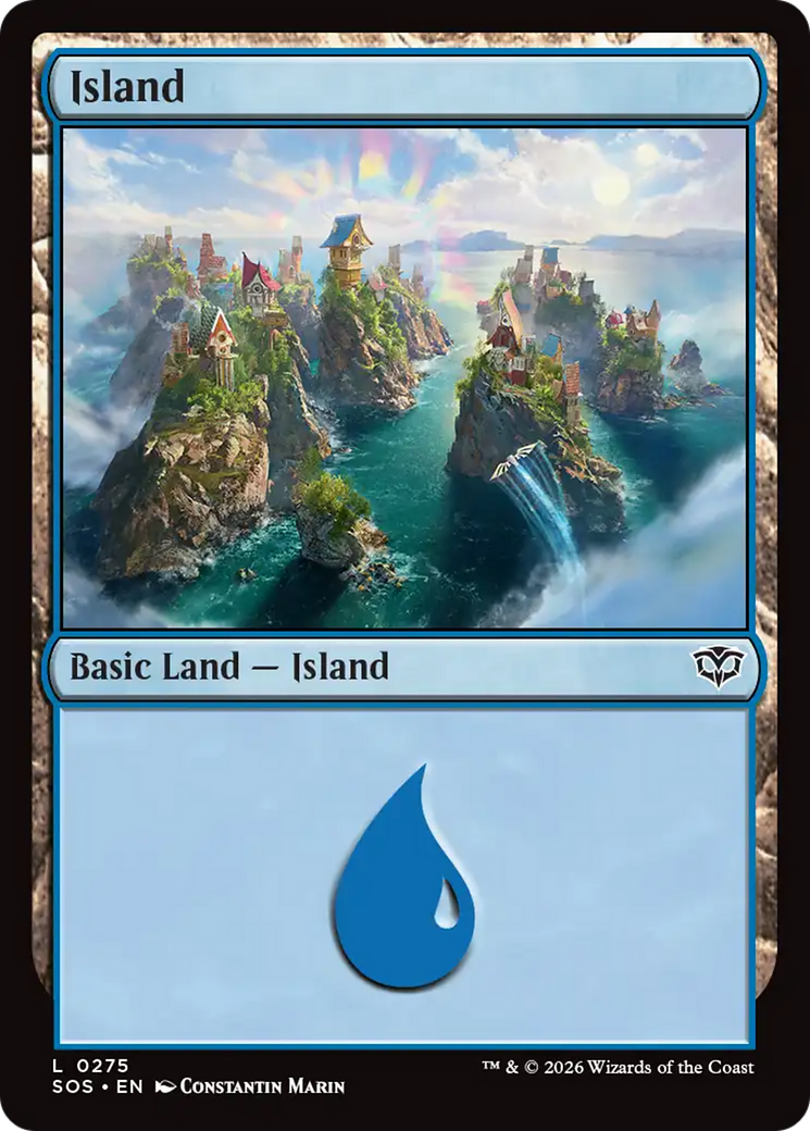 Island (0275) [Secrets of Strixhaven] | Cards and Coasters CA