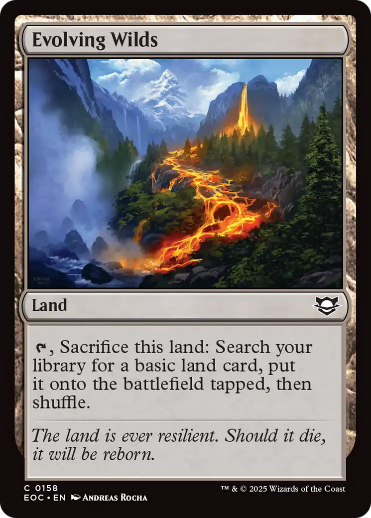 Evolving Wilds [Edge of Eternities Commander] | Cards and Coasters CA