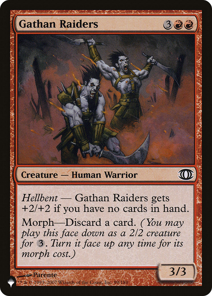 Gathan Raiders [The List Reprints] | Cards and Coasters CA