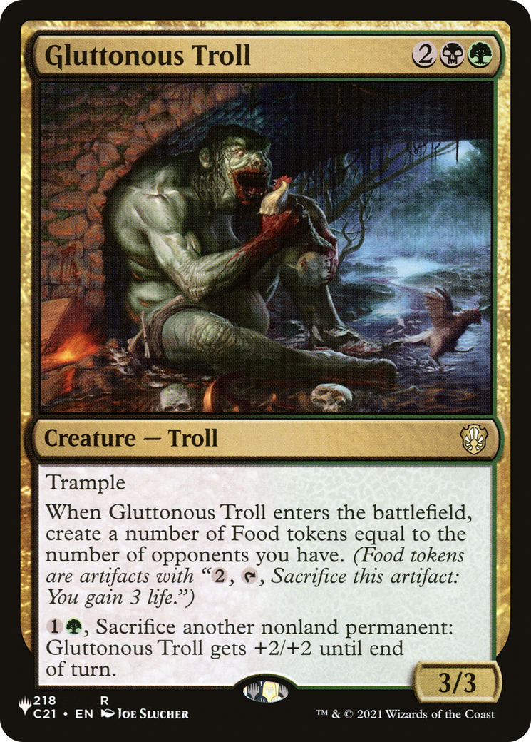 Gluttonous Troll [The List] | Cards and Coasters CA