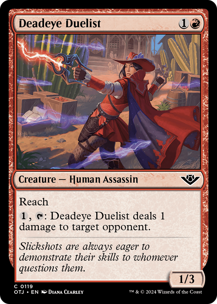 Deadeye Duelist [Outlaws of Thunder Junction] | Cards and Coasters CA