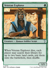 Veteran Explorer (White Border) [Mystery Booster 2] | Cards and Coasters CA