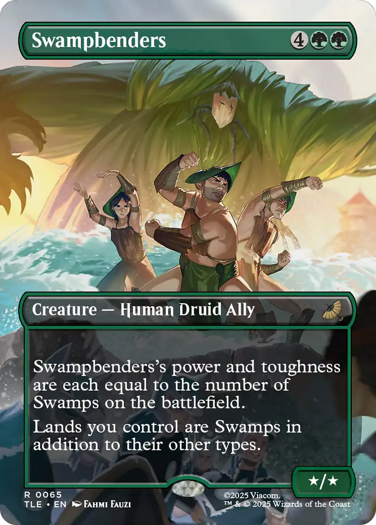 Swampbenders (Borderless) [Avatar: The Last Airbender: Eternal-Legal] | Cards and Coasters CA
