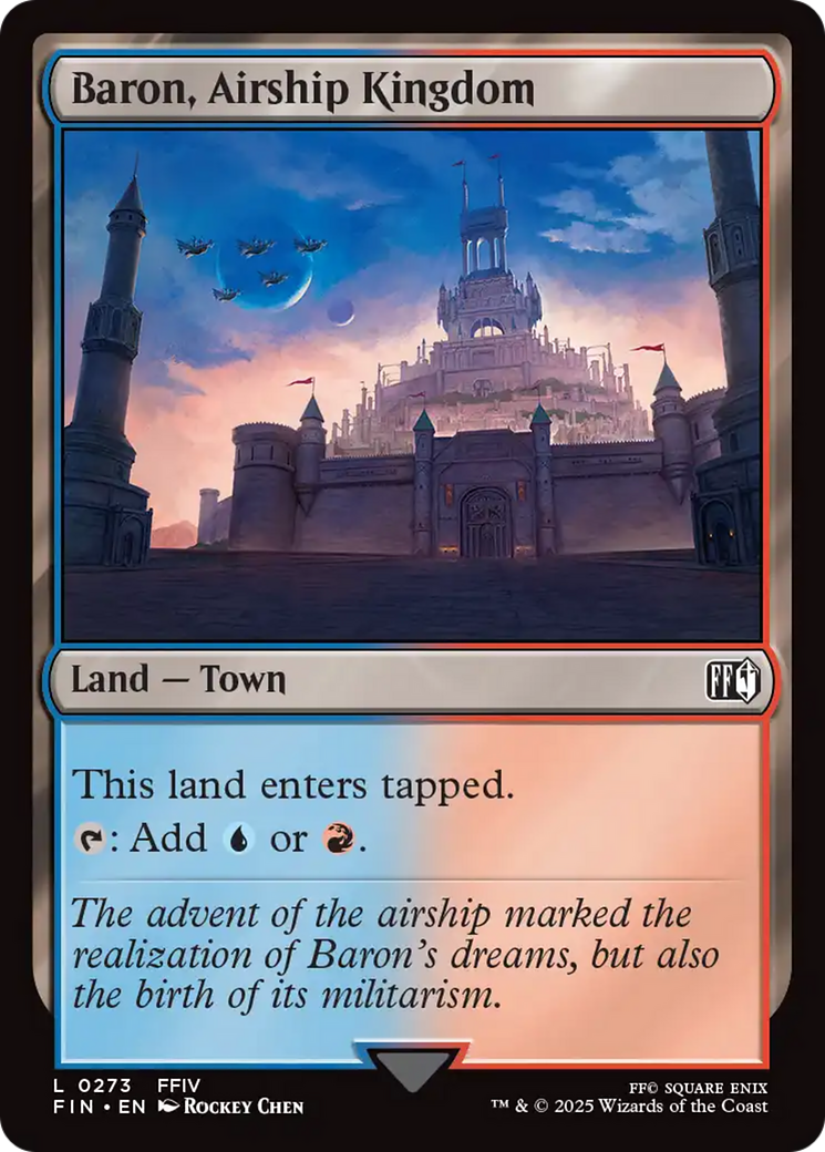 Baron, Airship Kingdom [FINAL FANTASY] | Cards and Coasters CA