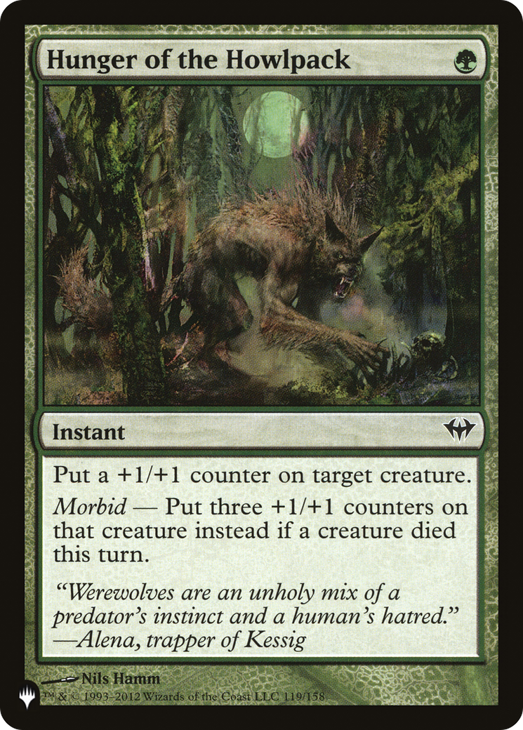 Hunger of the Howlpack [The List] | Cards and Coasters CA