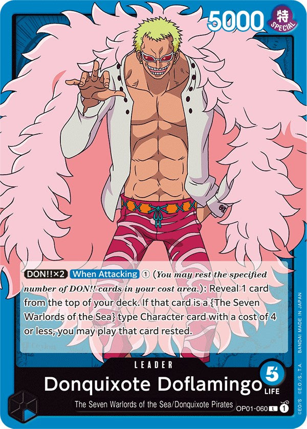 Donquixote Doflamingo [Romance Dawn] | Cards and Coasters CA