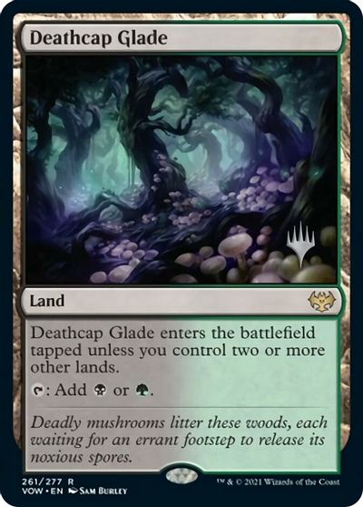 Deathcap Glade (Promo Pack) [Innistrad: Crimson Vow Promos] | Cards and Coasters CA