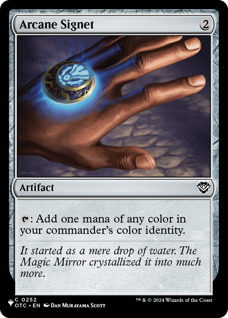 Arcane Signet (OTC) [The List] | Cards and Coasters CA