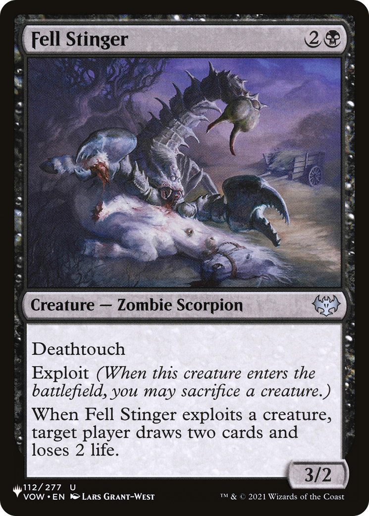 Fell Stinger [The List Reprints] | Cards and Coasters CA