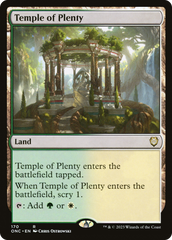 Temple of Plenty [Phyrexia: All Will Be One Commander] | Cards and Coasters CA