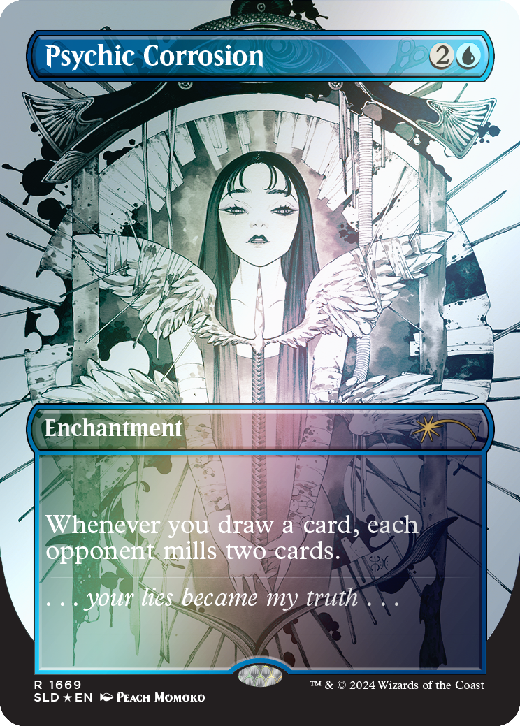Psychic Corrosion (Rainbow Foil) [Secret Lair Drop Series] | Cards and Coasters CA
