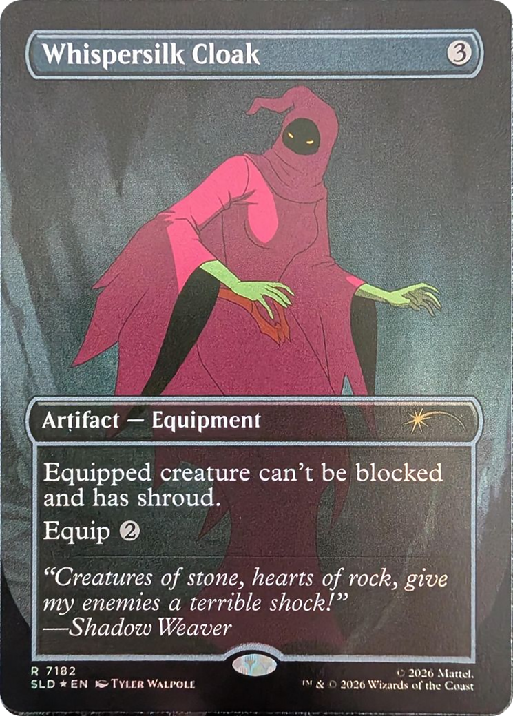 Whispersilk Cloak (7182) [Secret Lair Drop Series] | Cards and Coasters CA