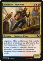 Maverick Thopterist (DDU) [The List] | Cards and Coasters CA