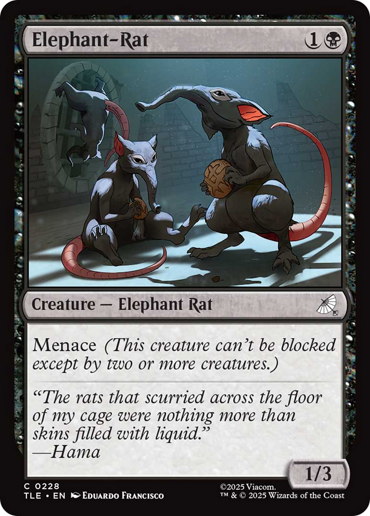 Elephant-Rat [Avatar: The Last Airbender: Eternal-Legal] | Cards and Coasters CA
