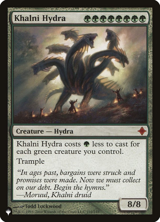 Khalni Hydra [The List] | Cards and Coasters CA