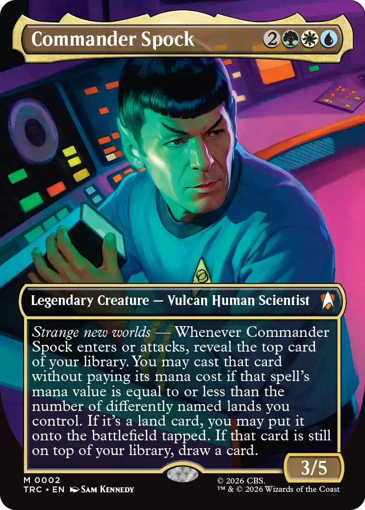 Curzon Dax, Bound by Blood (Extended Art) [Star Trek Commander] | Cards and Coasters CA