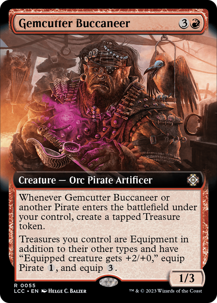 Gemcutter Buccaneer (Extended Art) [The Lost Caverns of Ixalan Commander] | Cards and Coasters CA