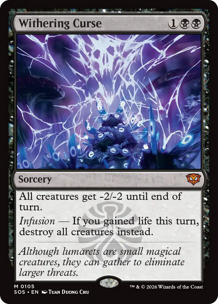 Withering Curse [Secrets of Strixhaven] | Cards and Coasters CA