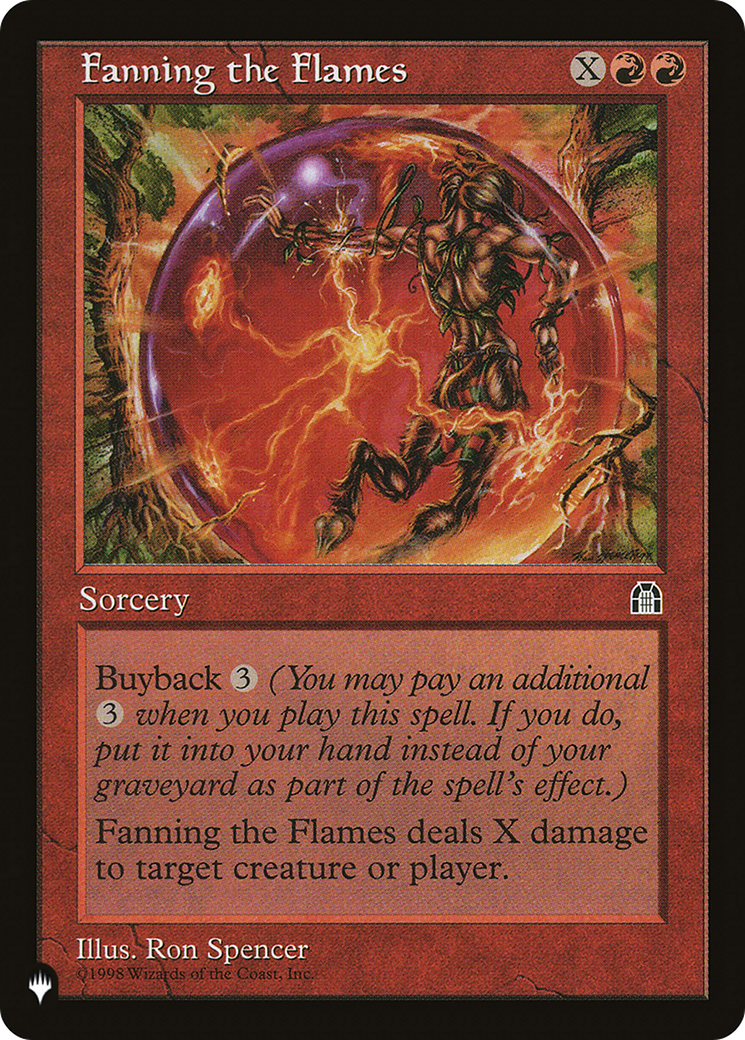 Fanning the Flames [The List Reprints] | Cards and Coasters CA