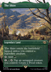 The Shire (Borderless) (Surge Foil) [The Lord of the Rings: Tales of Middle-Earth] | Cards and Coasters CA