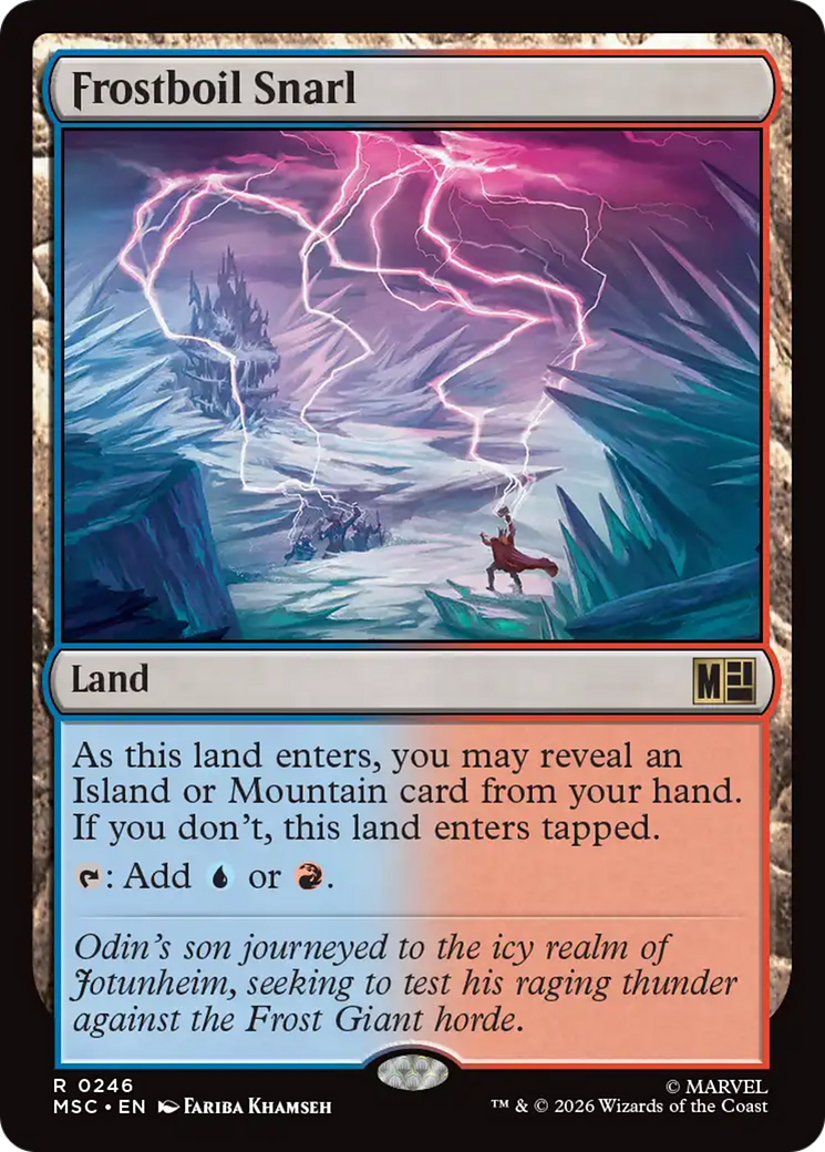 Frostboil Snarl [Marvel Super Heroes Commander] | Cards and Coasters CA